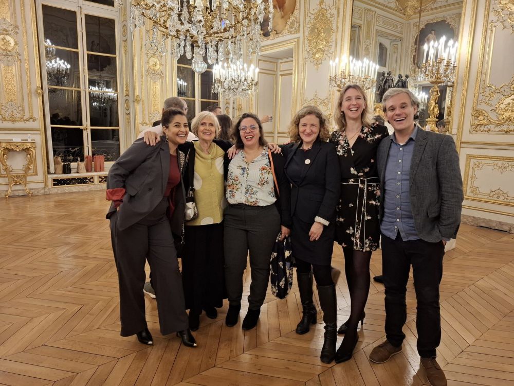 L'équipe du film Le sentier des absents  invité a l'assemblée nationale 
