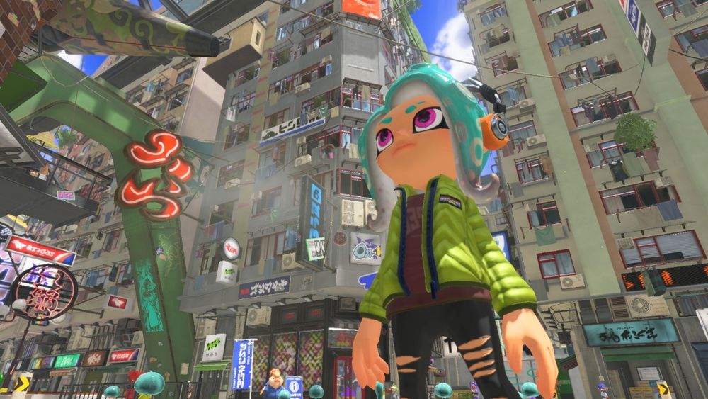 Screenshot from, like, my first week into Splatoon 3. I'm shocked at how FEW screenshots I took of this vibe of a game.