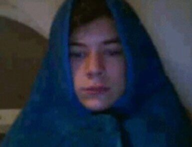 fetus harry wrapped in a blanket on twitcam 