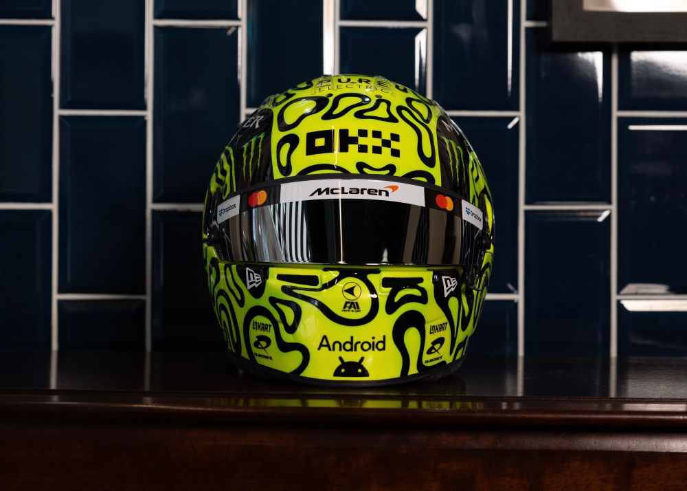 lando norris 2025 helmet