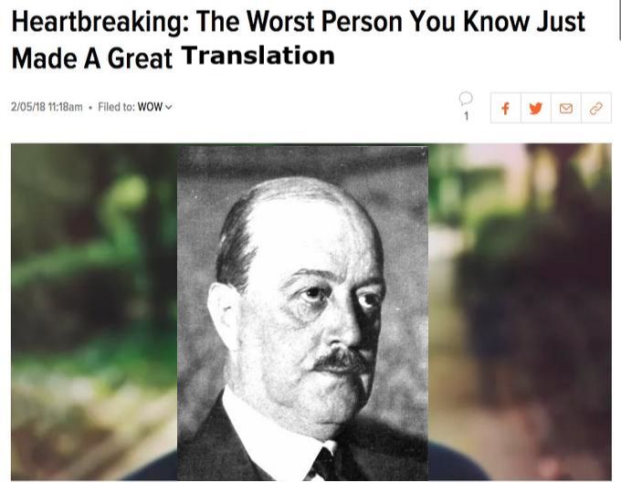 Devastador: La peor persona que conocés hizo una gran traducción.