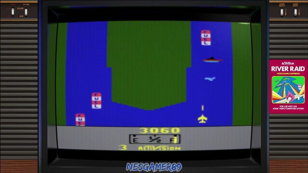 River Raid (Atari 2600) - Gameplay