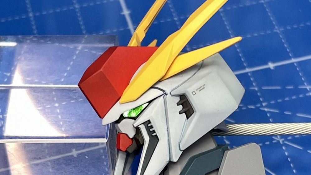 HGUC Ξガンダム スミ入れ、デカール、トップコート