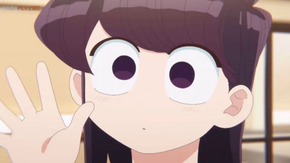 a close up of a cartoon girl 's face with the words animeflv.net in the corner