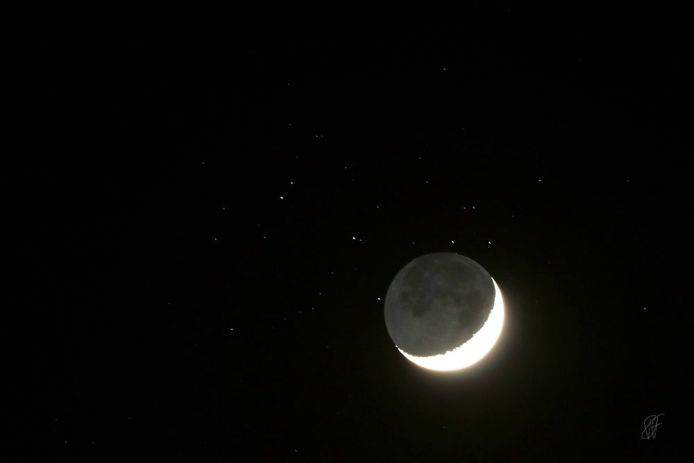 Occultation des Pléiades par la Lune