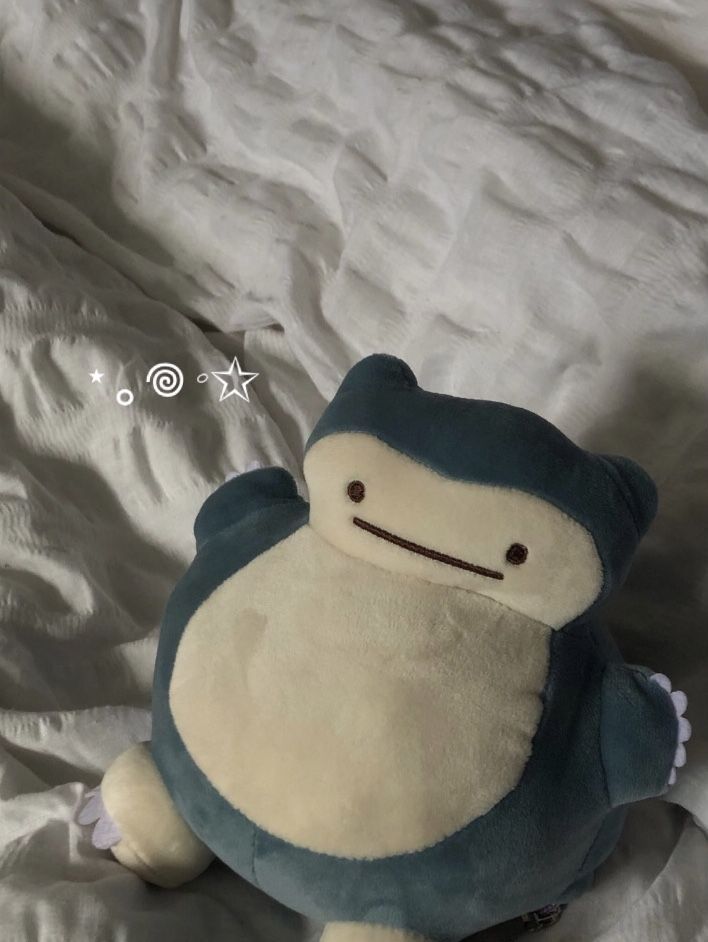 A plushie of snorlax 