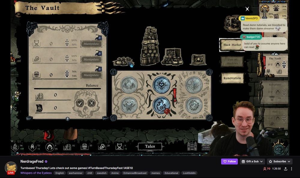 NerdRageFred playing Whispers of the Eyeless