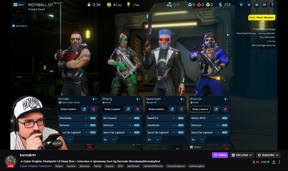 KormakrTV playing Cyber Knights: Flashpoint.