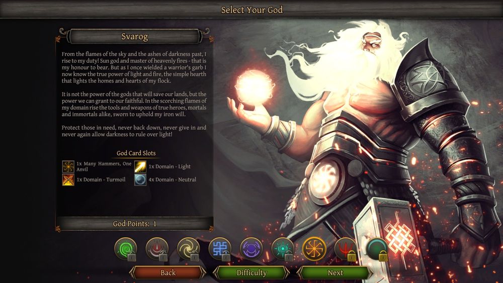 Thea 2: The Shattering, their previous 4X / RPG / card game.