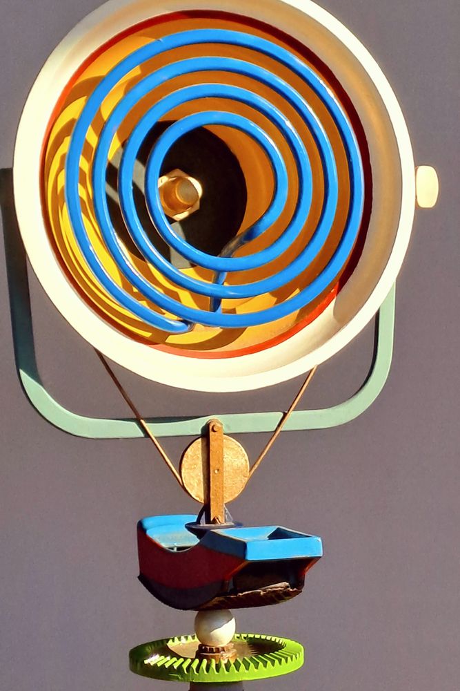 Close-up photograph of an assemblage sculpture by Charlayn von Solms depicting a Muse.