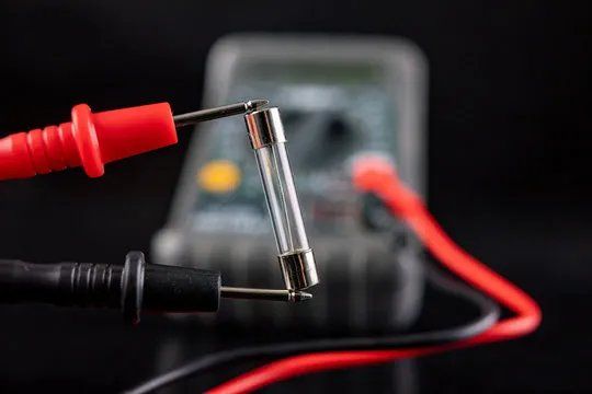 Photo of a miniature fuse.