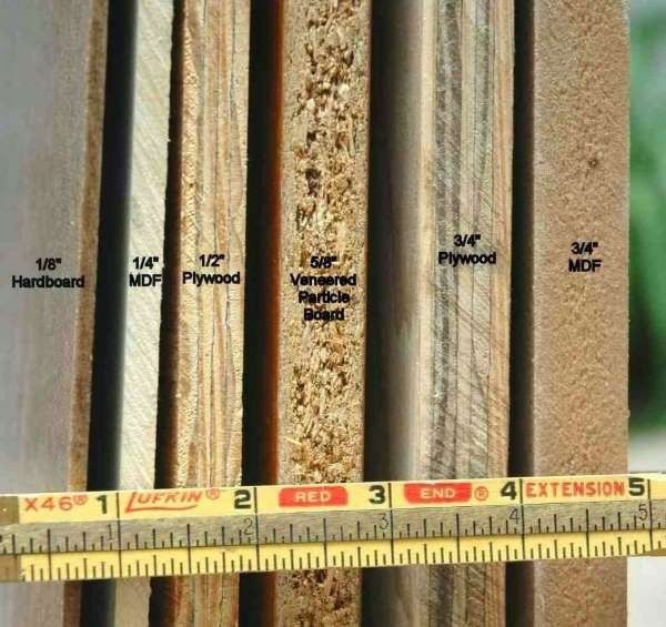 different types of woods