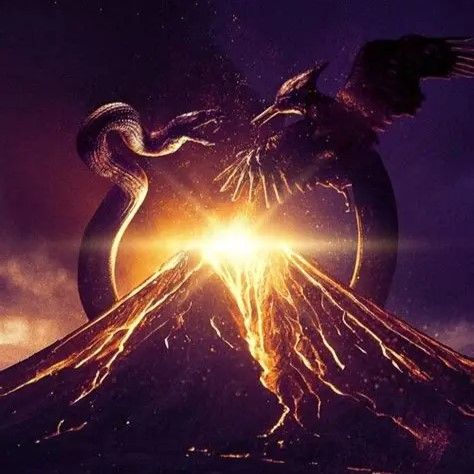 sunrise on the reaping volcano movie poster