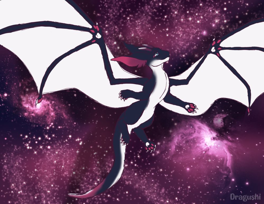 dragon in space
