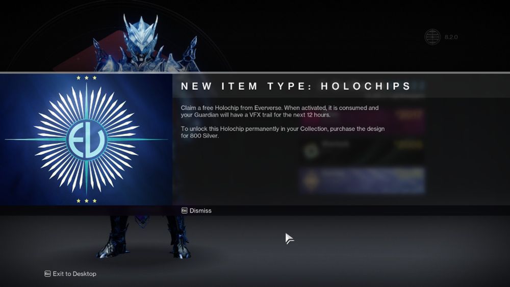 Advertises a new cosmetic for Silver.