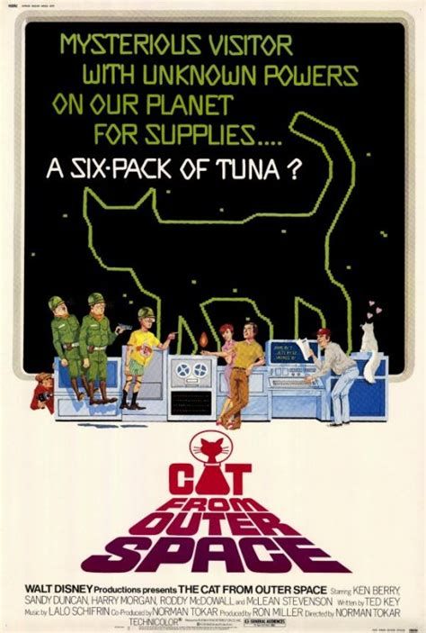 Cat from outer space movie poster.
Mysterious visitor with unknown powers on our planet for supplies...a six pack of tuna?
It shows the large outline of a cat over a futuristic space age scientific looking room