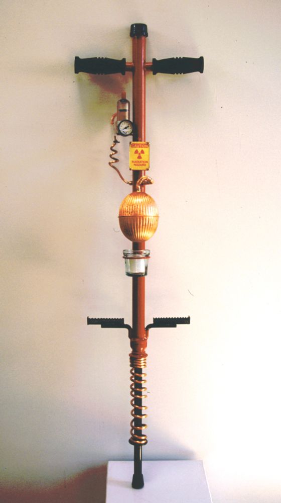 An artist made toy, an atomic pogo. Not really “atomic” just having fun. 