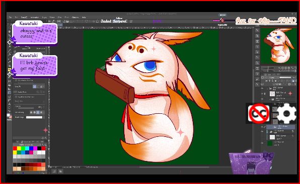 WIP screenshot from Nightly Alibi's Twitch Stream.