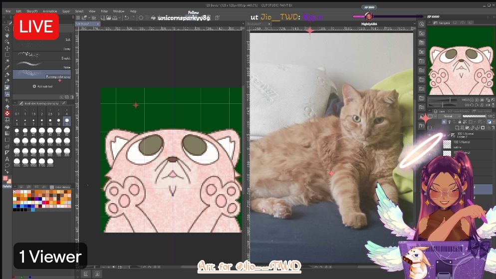 Screenshot of Nightly Alibi's Twitch Stream
