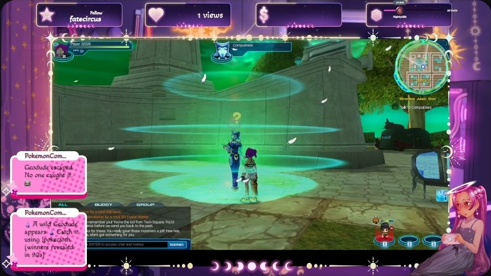 Screenshot of Nightly Alibi's Twitch Stream 