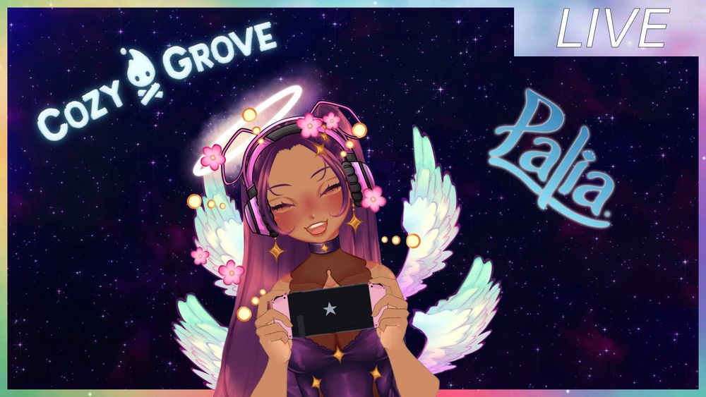 Thumbnail for NightlyAlibi cozy game stream.