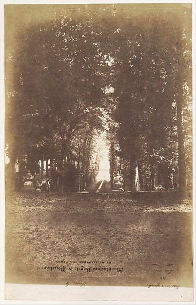 [Gardens of the Chàteau de Saint-Cloud] (ca. 1853) by Louis-Rémy Robert.