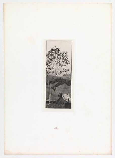 Wünsche (Yearnings) from Ein Handschuh (A Glove). Cyclus von zehn Compositionen radirt. Rad. Opus VI, Plate III. First edition (1881) by Max Klinger.