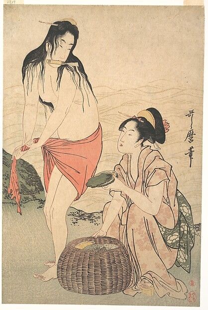 Abalone Divers (1788) by Kitagawa Utamaro.