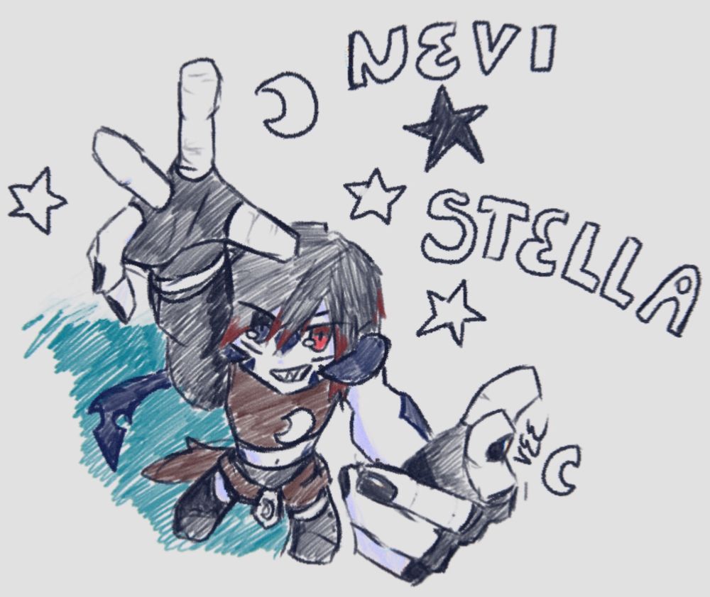 A foreshortened piece of Nevi Stella