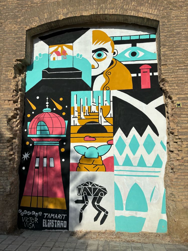 Street art valencia spain