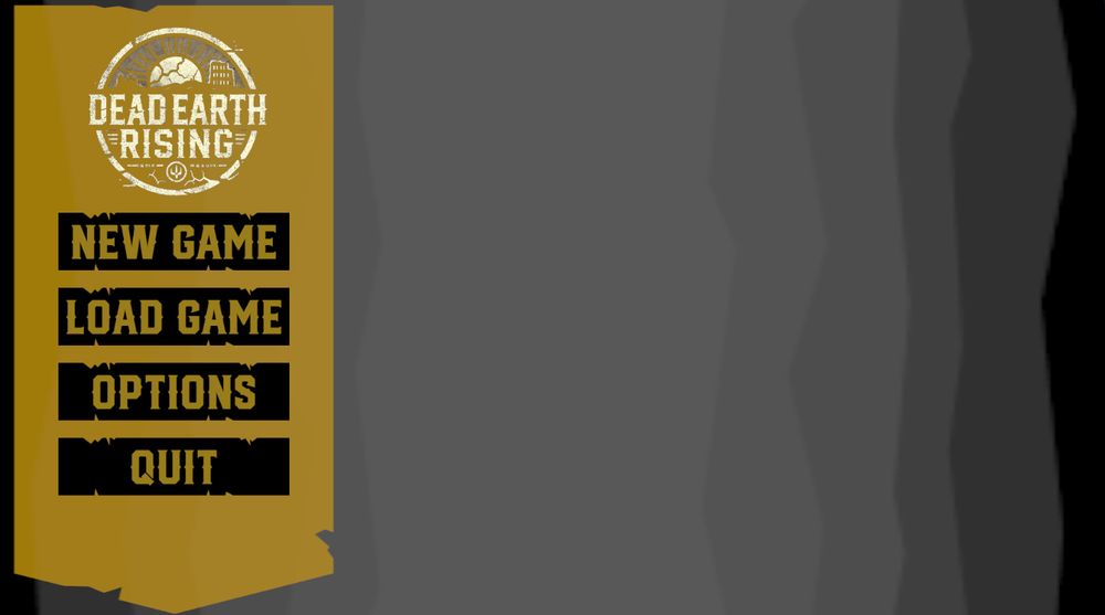Main menu for Dead Earth Rising