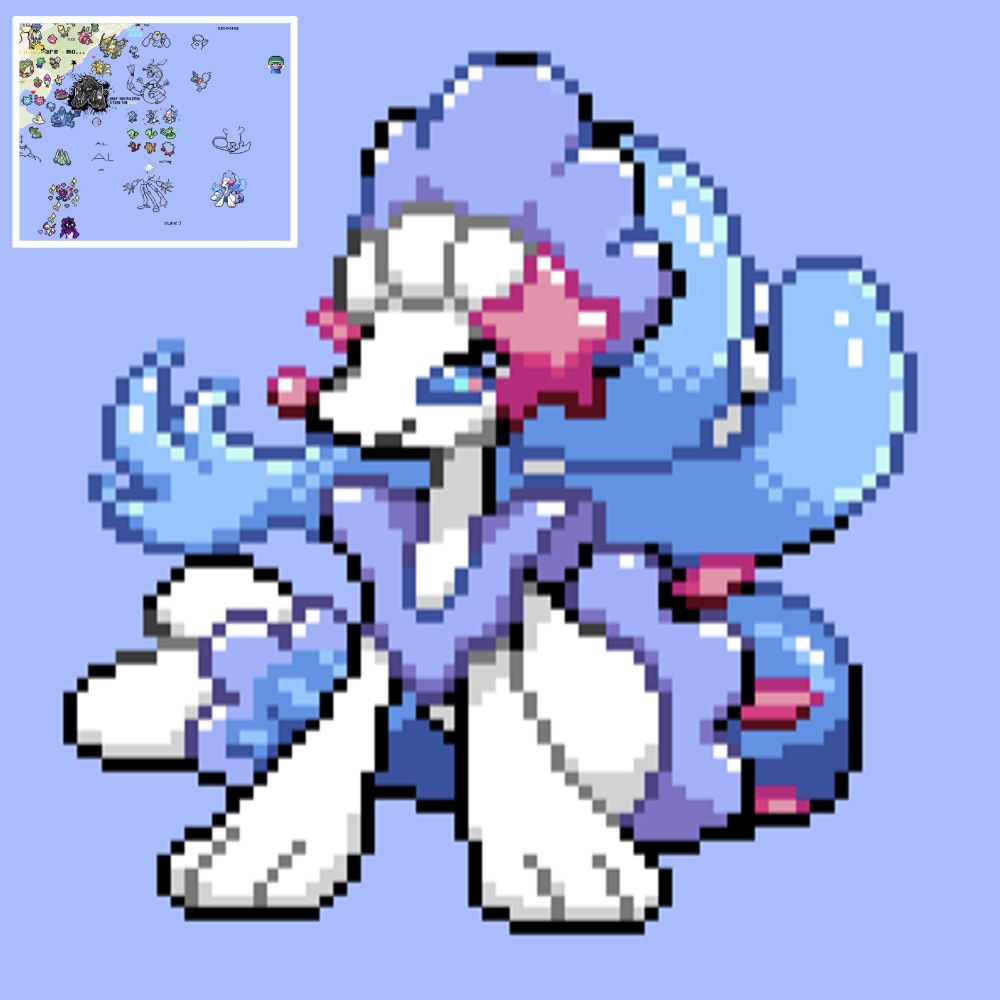 Primarina pixel art in wplace