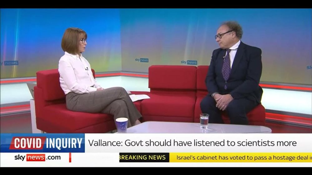 Professor Danny Altman on how Long Covid can change your life | Sky News |  22nd November 2023