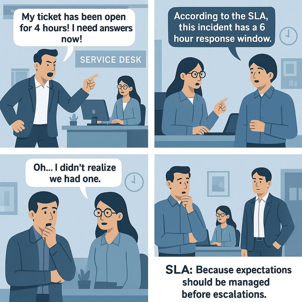 When SLAs save the day! Managing expectations is key to avoiding escalations.
