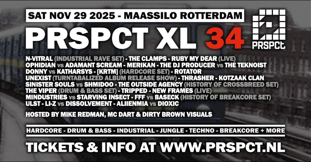 PRSPCT XL 34 line-up with a load of really good DJs