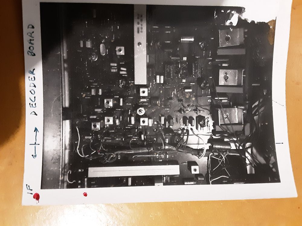 Main electronics of my Australian home built 26" colour TV receiver circa 1972.