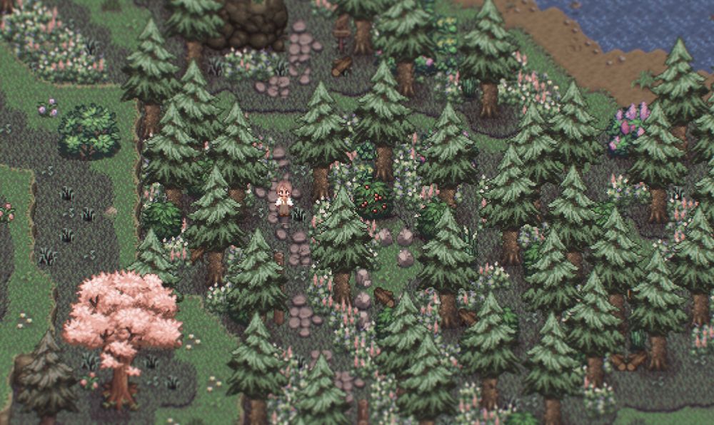 lune's overgrown valley: cindersap forest