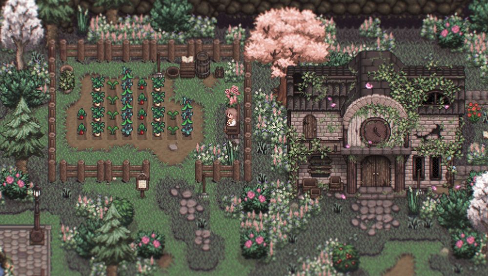 lune's overgrown valley: the community garden