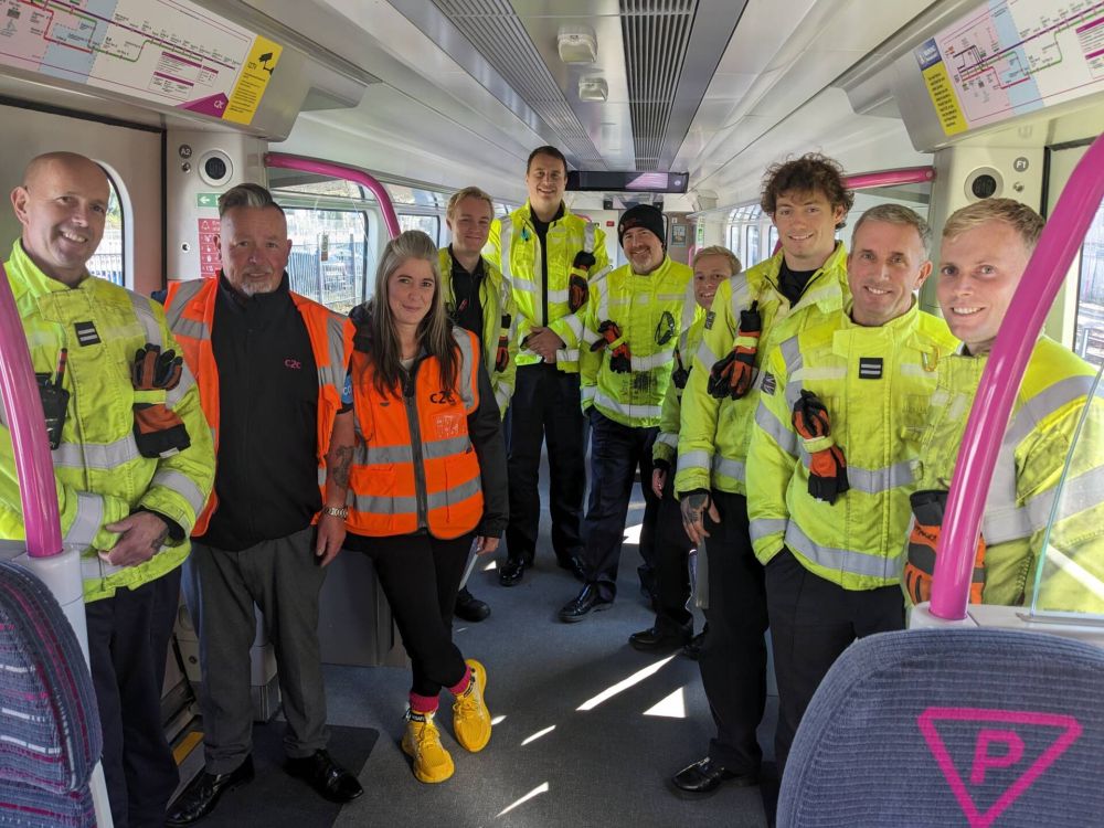 c2c partners with Essex firefighters in visit to Shoeburyness depot | Trains to/from London, Southend & Essex with c2c Rail