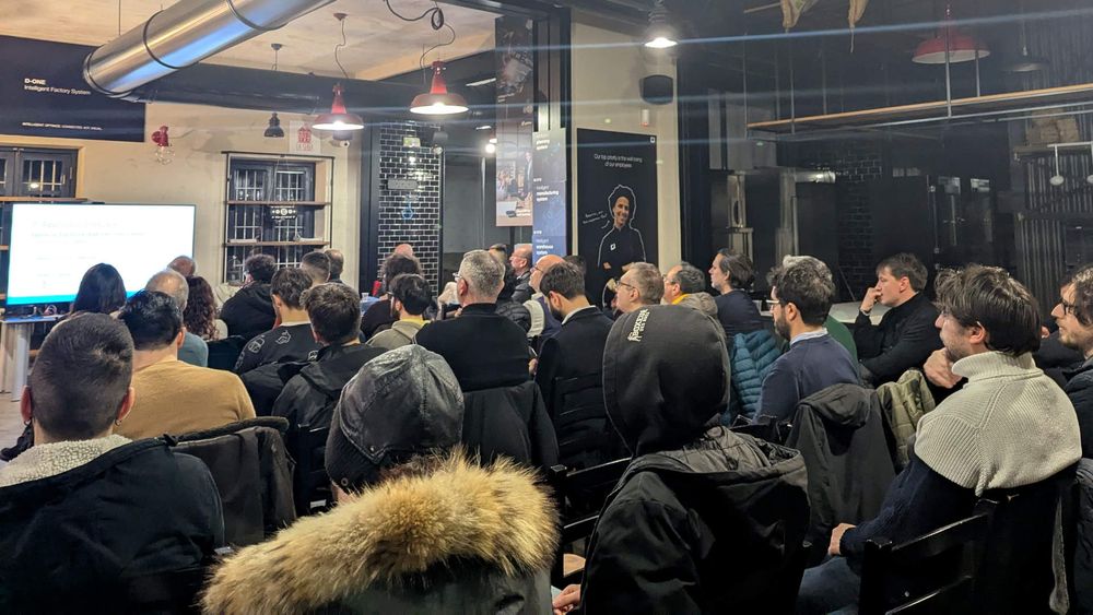 Pubblico dell'evento Python Pescara del 28 Febbraio 2025 nella sede di DigitalSoft