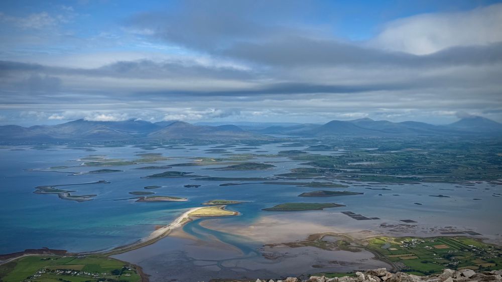 Clew Bay, view from Croagh Patrick