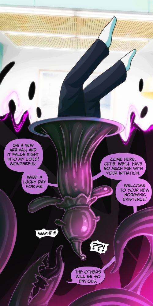 human falls into the rubber dimension and turns into a null rubber pokemon 