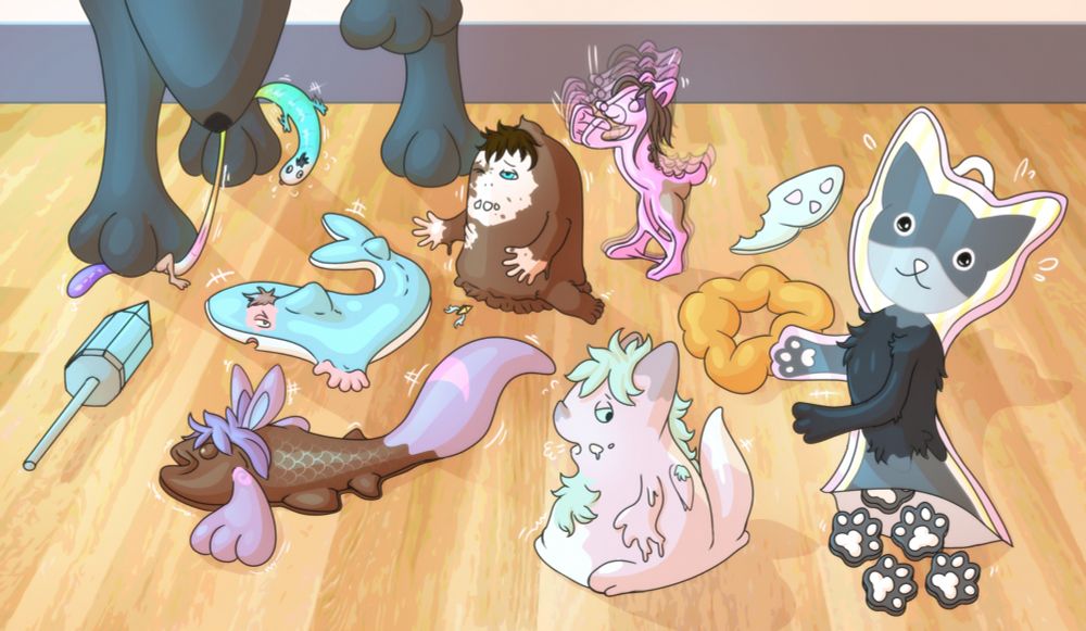 many people turn into various candies, one eaten by Umbreon 