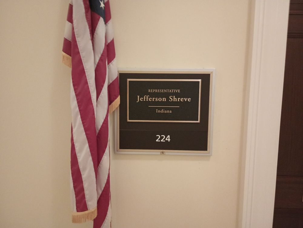 Rep's office door
