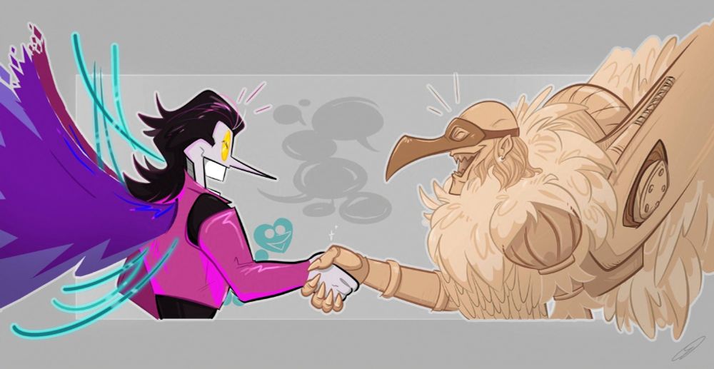 Spamton Neo & Renaissance Vulture aka Adriano Tumino meet!