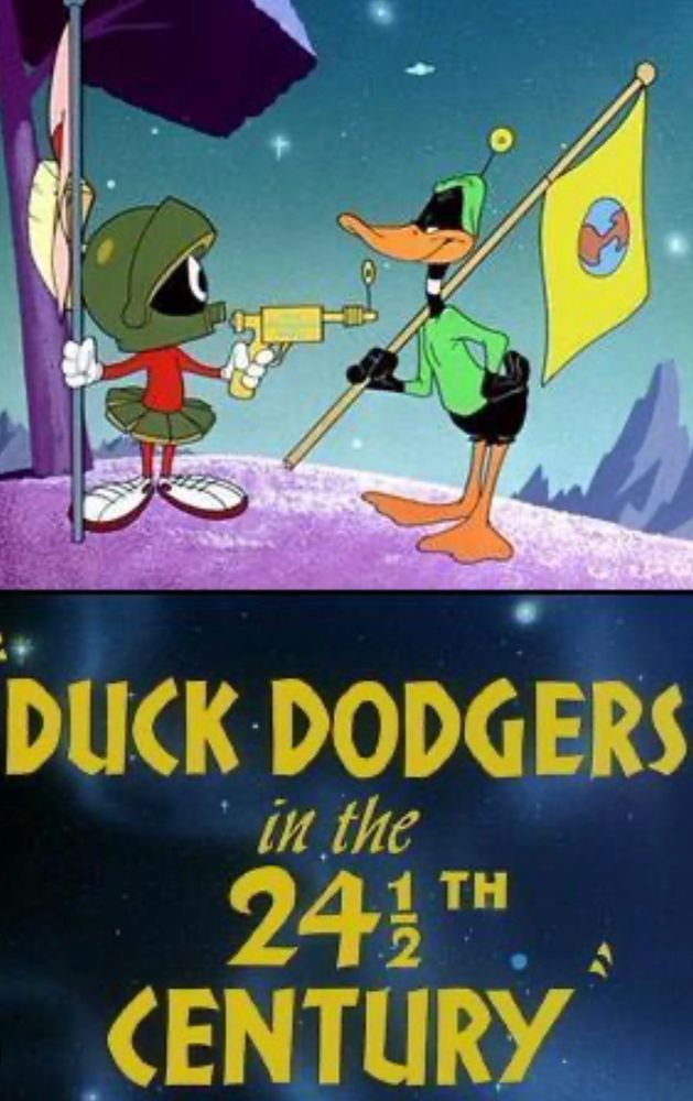 Daffy duck as duck Dodgers