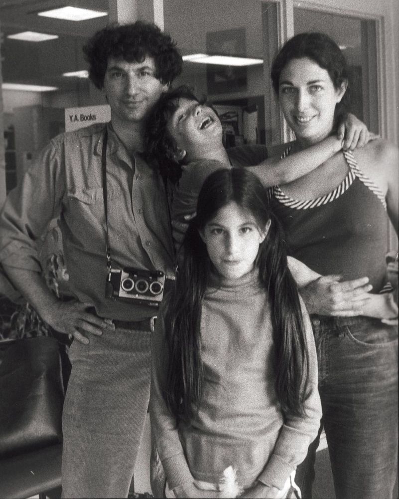 Flo Jacobs with her husband, Ken, and their children, Nisi and Azazel