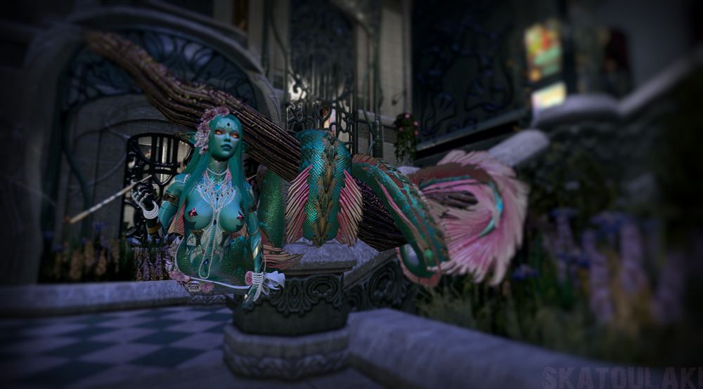 Snake woman avatar, Fantasy Faire, Second Life