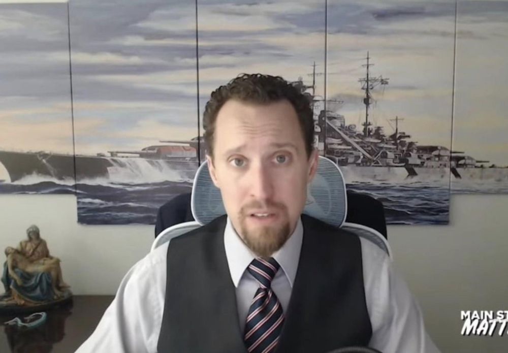 Some people online claim the painting is of the USS New Jersey, but it's the Bismarck, as made obvious by the photograph it traces.