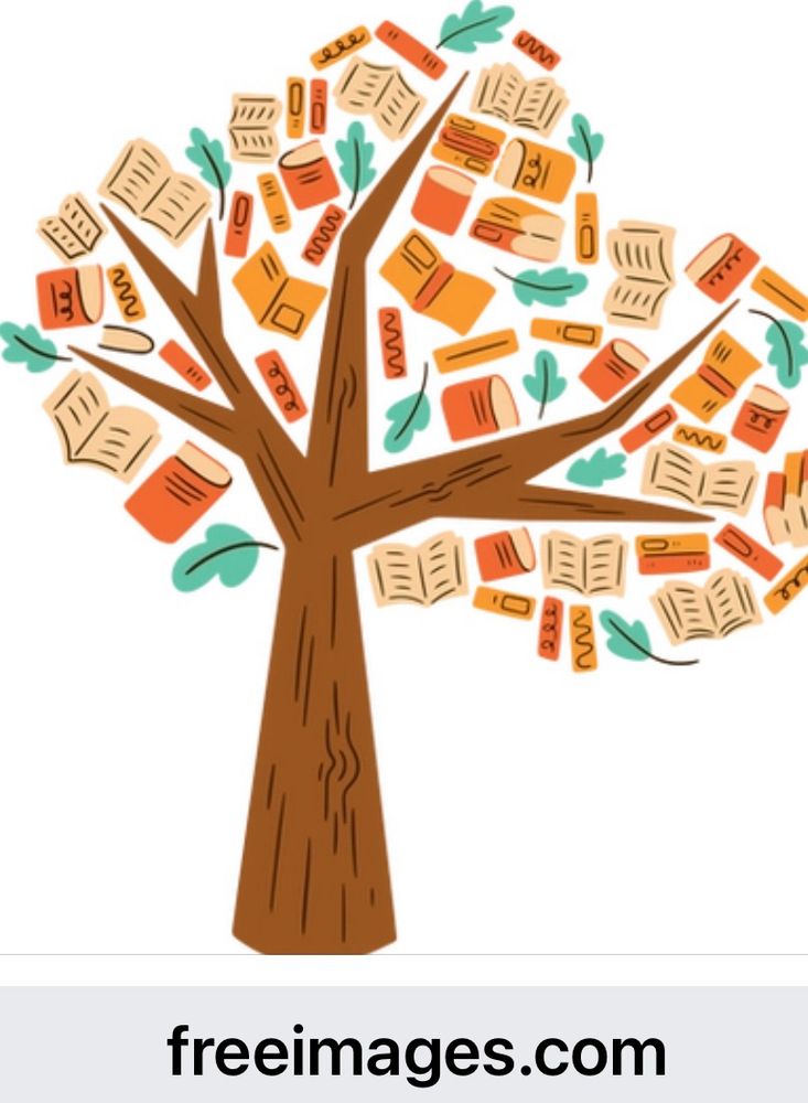 A tree of books shelters and nurtures knowledge, fun, adventure, wonder and personal growth.
